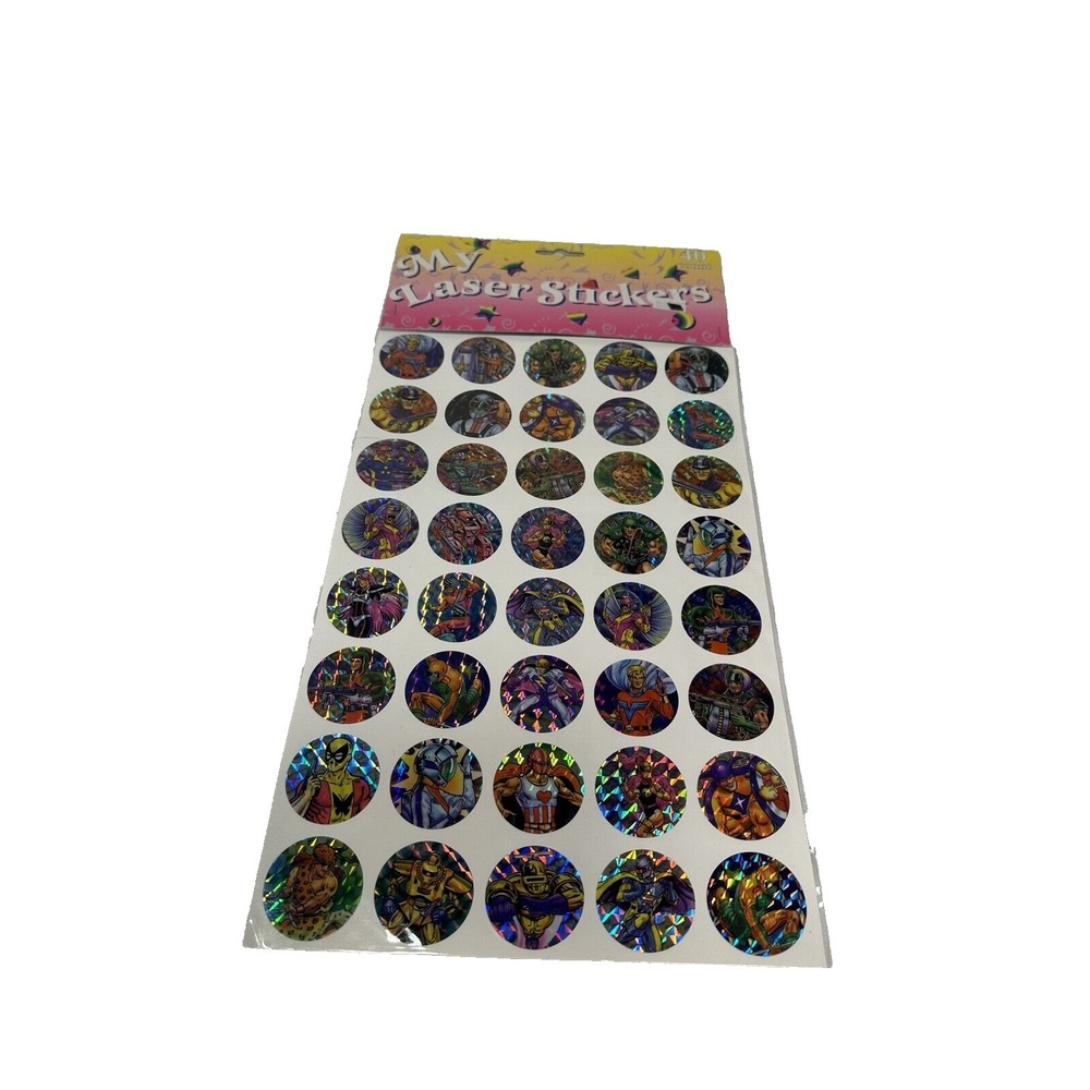 vintage my laser stickers crafts kids scrapbook 40 stickers